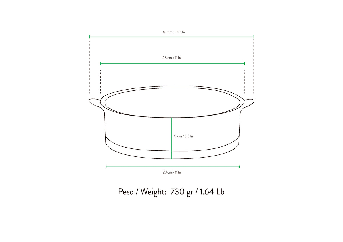 Vaporiera da 28cm per cottura al vapore