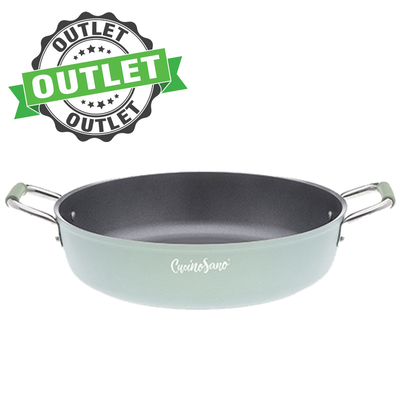 Outlet* - Tegame 32cm antiaderente basso 2 maniglie