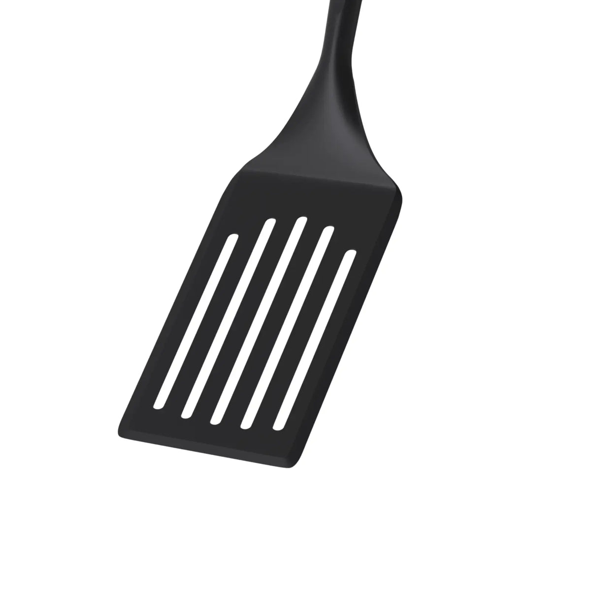 Pala da cucina multiuso per pentole antiaderenti, 100% nylon riciclabile [BLACK]