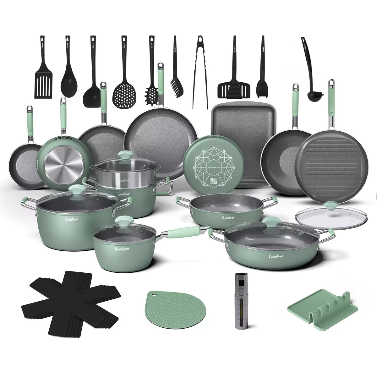 Batteria "IL PROFESSORE" - 34 Pezzi - L'arsenale Cucinosano!